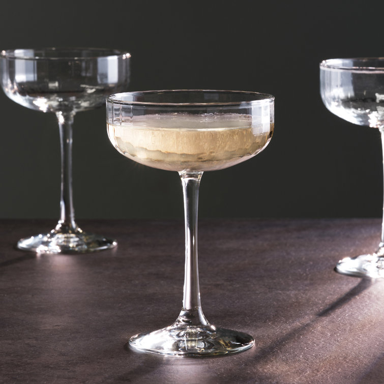 Paneled Coupe Cocktail Glasses & Reviews Joss & Main